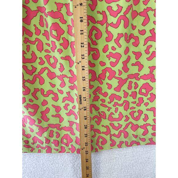 Anne Crimmins Umi Collections Women’s 8 Leopard Multicolor Pencil Skirt Retro - Picture 4 of 8